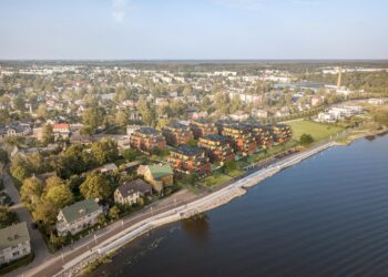 A new residential development in Pärnu, Estonia. Photo by Seileri Kvartal.